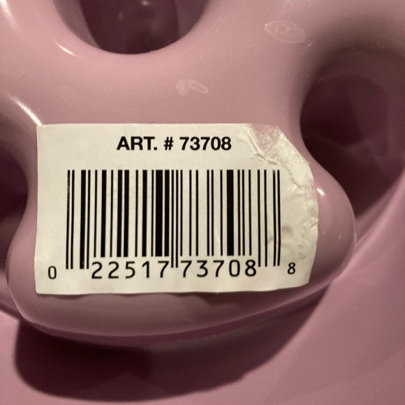 Sm Dog BOWL TO SLOW DOWN EATING- speed bumps PINK - Picture 7 of 9